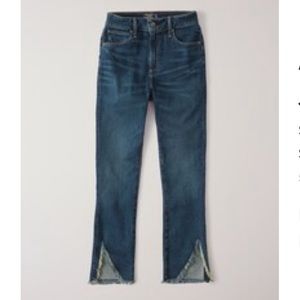 Abercrombie & Fitch Simone high rise ankle jeans